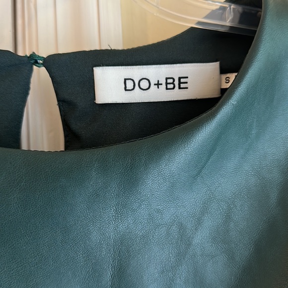 Do+Be Vegan Leather Dress - Size S - Picture 6 of 7